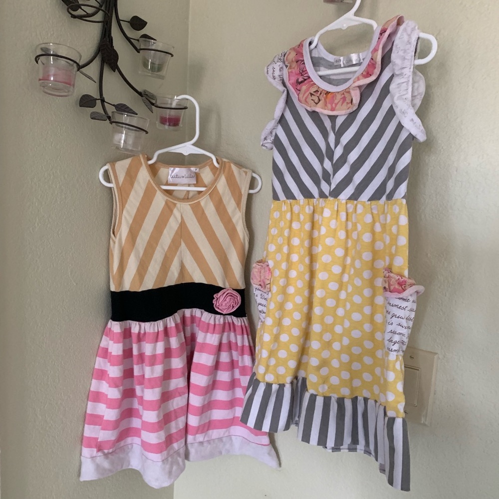 Tutu & Lulu sleeveless dress bundle size 6-7